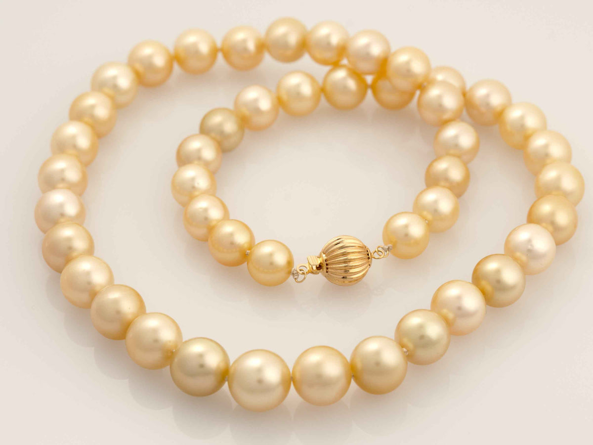 Champagne South Sea Pearl Necklace