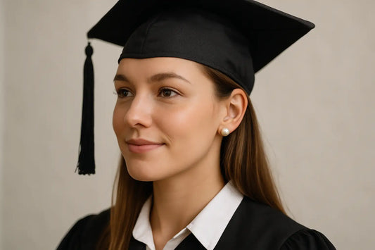 Pearl Stud Earrings for Graduation: A Classic