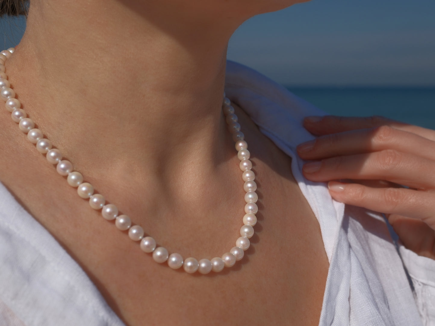 6.5mm China Origin Akoya Pearl Necklace