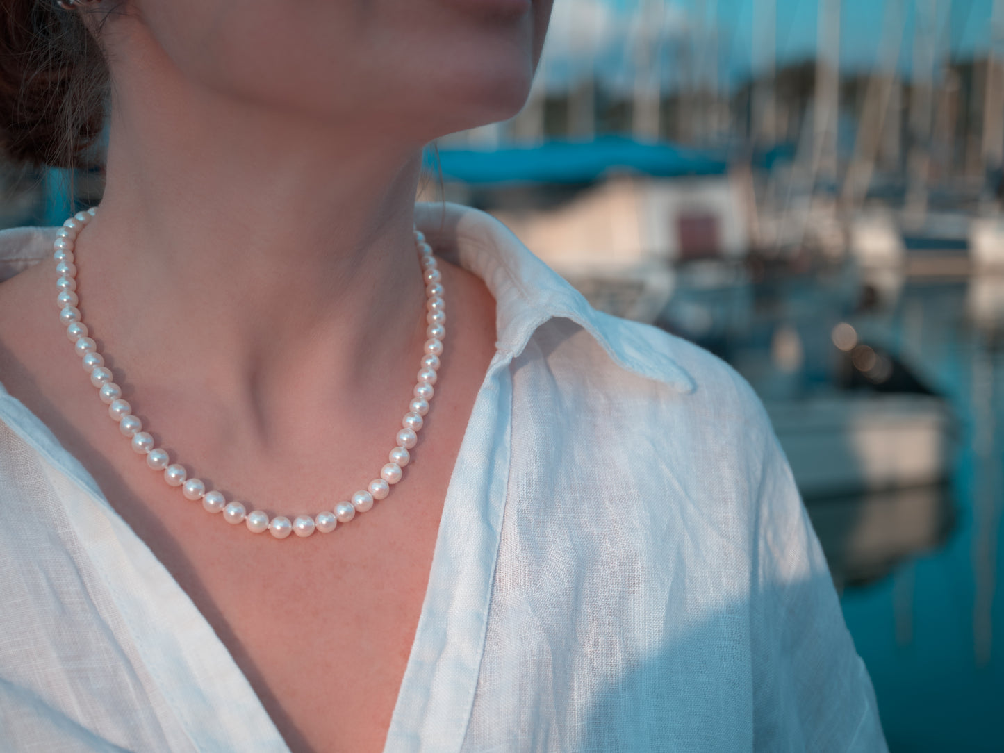 6.5mm China Origin Akoya Pearl Necklace