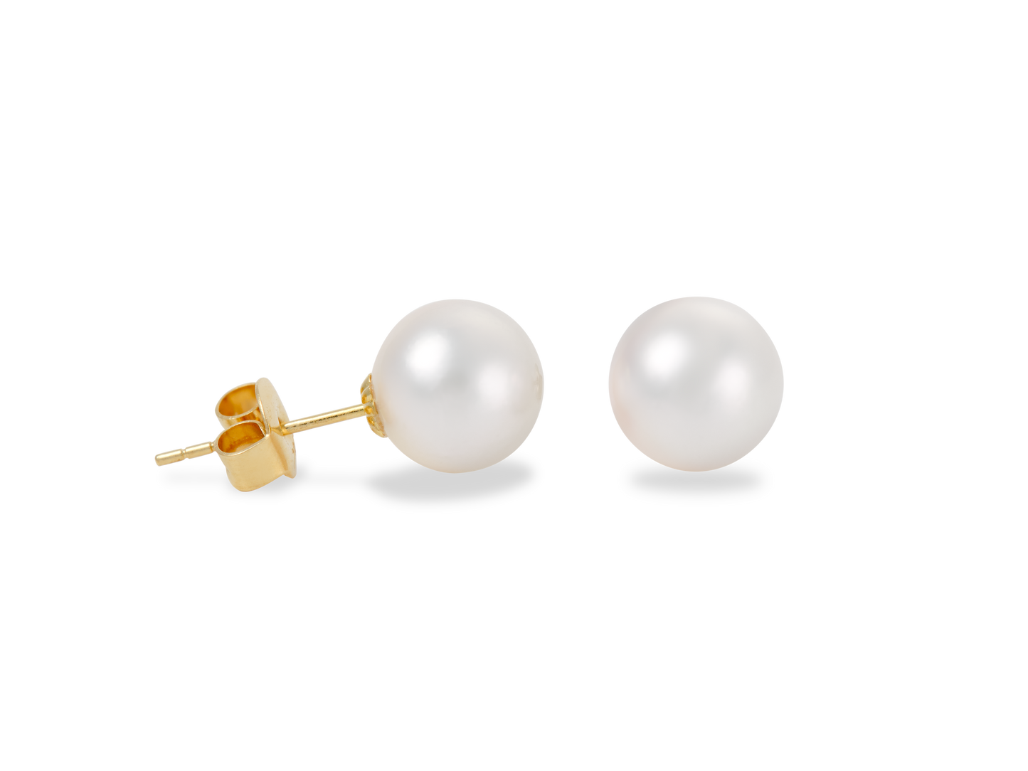 Akoya Pearl Stud Earrings 8mm