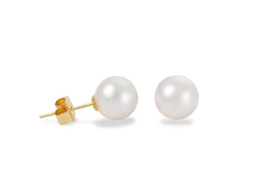 Akoya Pearl Stud Earrings 8mm