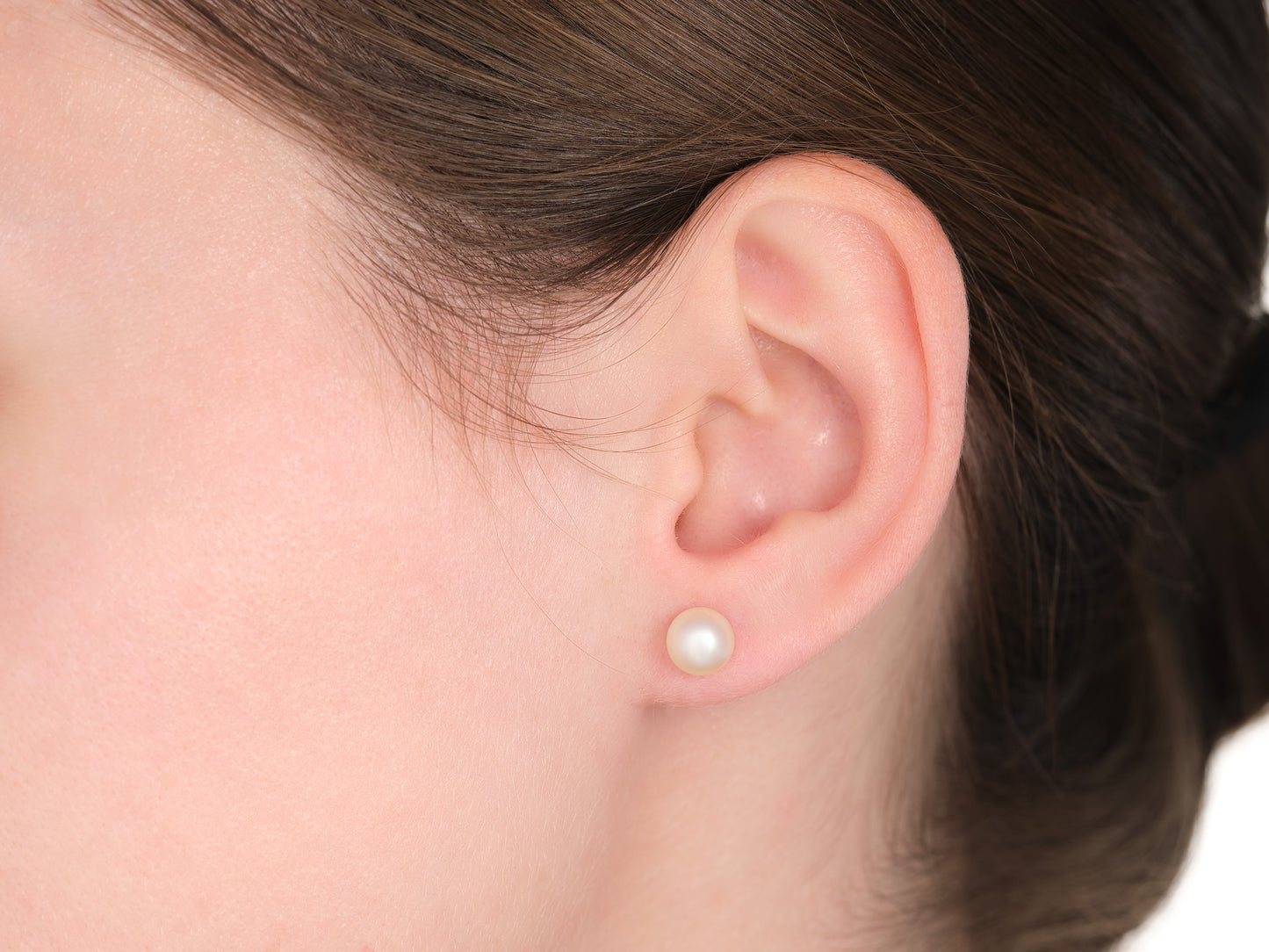 Arabic Pearl Earrings AAA 7mm